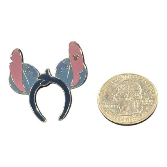 2025 WDW Hidden Disney Pin Stitch Ear Headband Ear Hat Hidden Mickey Pin - Picture 4 of 11